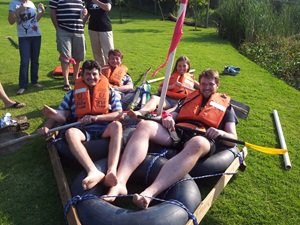 Raft Building Team Building Event